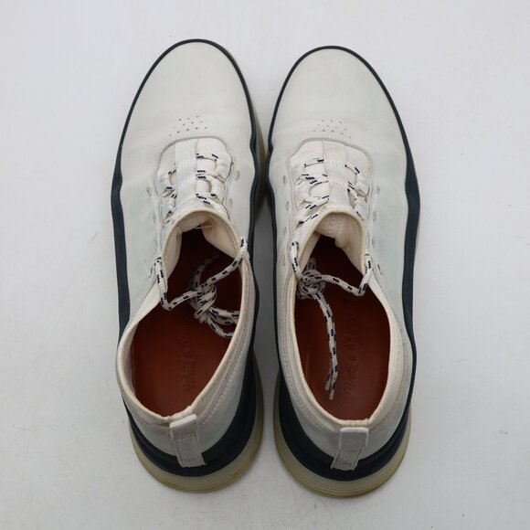 Wolf & Shepherd Crossover Mid Men's Size 11 M Cream Suede Black Lace Up Sneakers - Picture 9 of 12